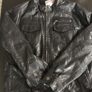 Surplus faux leather jacket men’s size XL